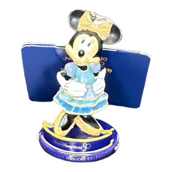 2021 Disney Walt Disney World 50th Anniversary Minnie Mouse Figural Ornament - Picture 2 of 3